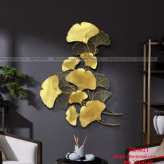 Tranh Sắt Treo Tường Lá Cây Gingko - TDS021