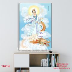 Tranh Quan Thế Âm Bồ Tát - TD1331