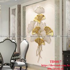 Tranh Sắt Treo Tường Lá Cây Gingko - TDS017