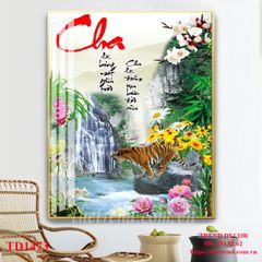 Tranh Thư Pháp: Chữ Cha - TD1473