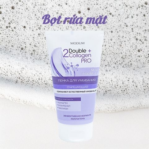 Bọt Rửa Mặt Double Collagen Pro