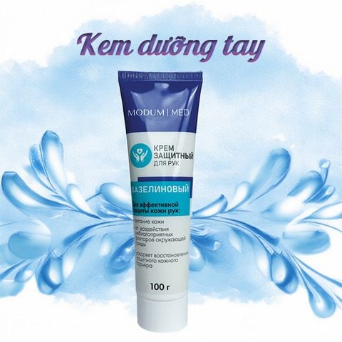Kem dưỡng tay với lớp Vaseline bảo vệ