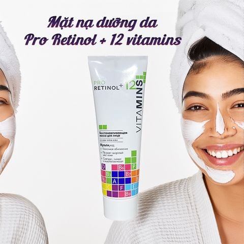 Mặt nạ phục hồi Pro Retinol + 12 Vitamins