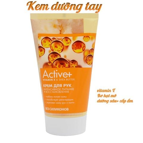 KEM DƯỠNG TAY VITAMIN E & SHEA BUTTER ACTIVE+