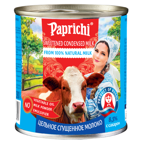 Sữa đặc có đường từ 100% sữa tươi nguyên chất