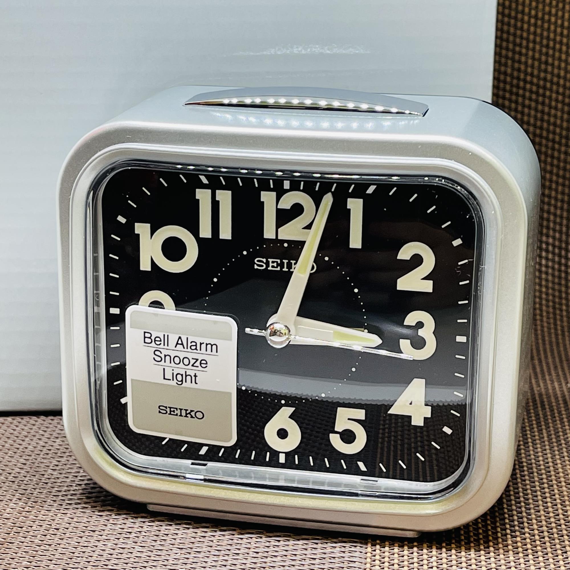 Đồng hồ báo thức Nhật Bản Seiko QHK023S - Nhựa