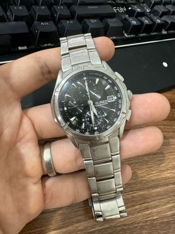 Đồng hồ nam seiko wired wired 7t92-0gb0 chronograph real đã qua sử dụng