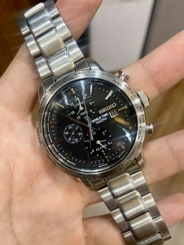 Đồng hồ nam seiko 5t82-0ak0 worldtime real đã qua sử dụng