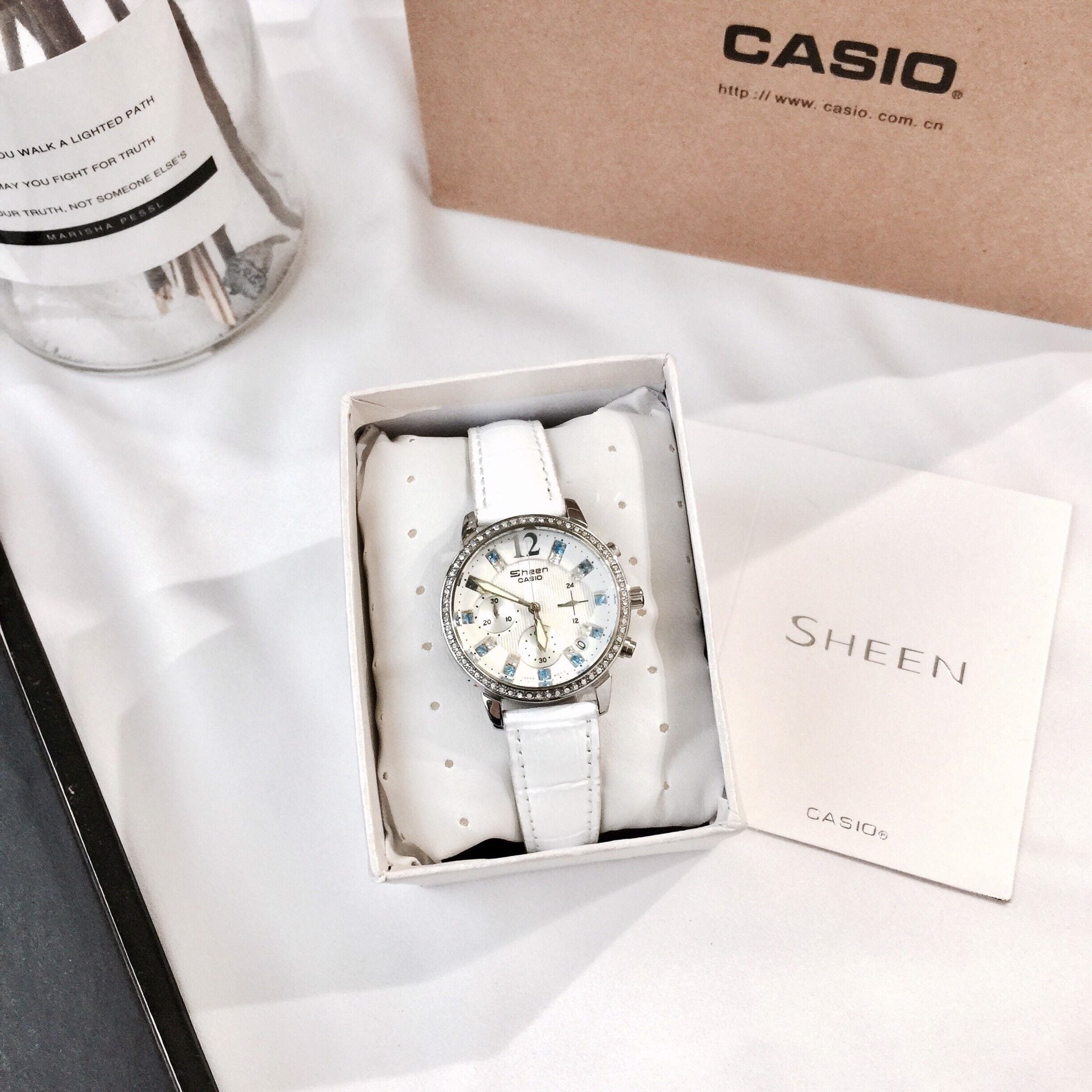 Đồng hồ Casio Sheen nữ SHE 5011L-7A 1:1