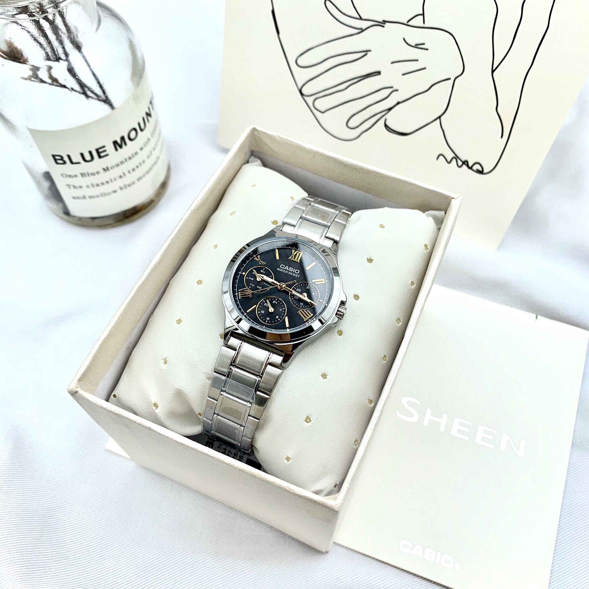 Đồng hồ Casio nữ LTP V300D-1A2 Chính Hãng