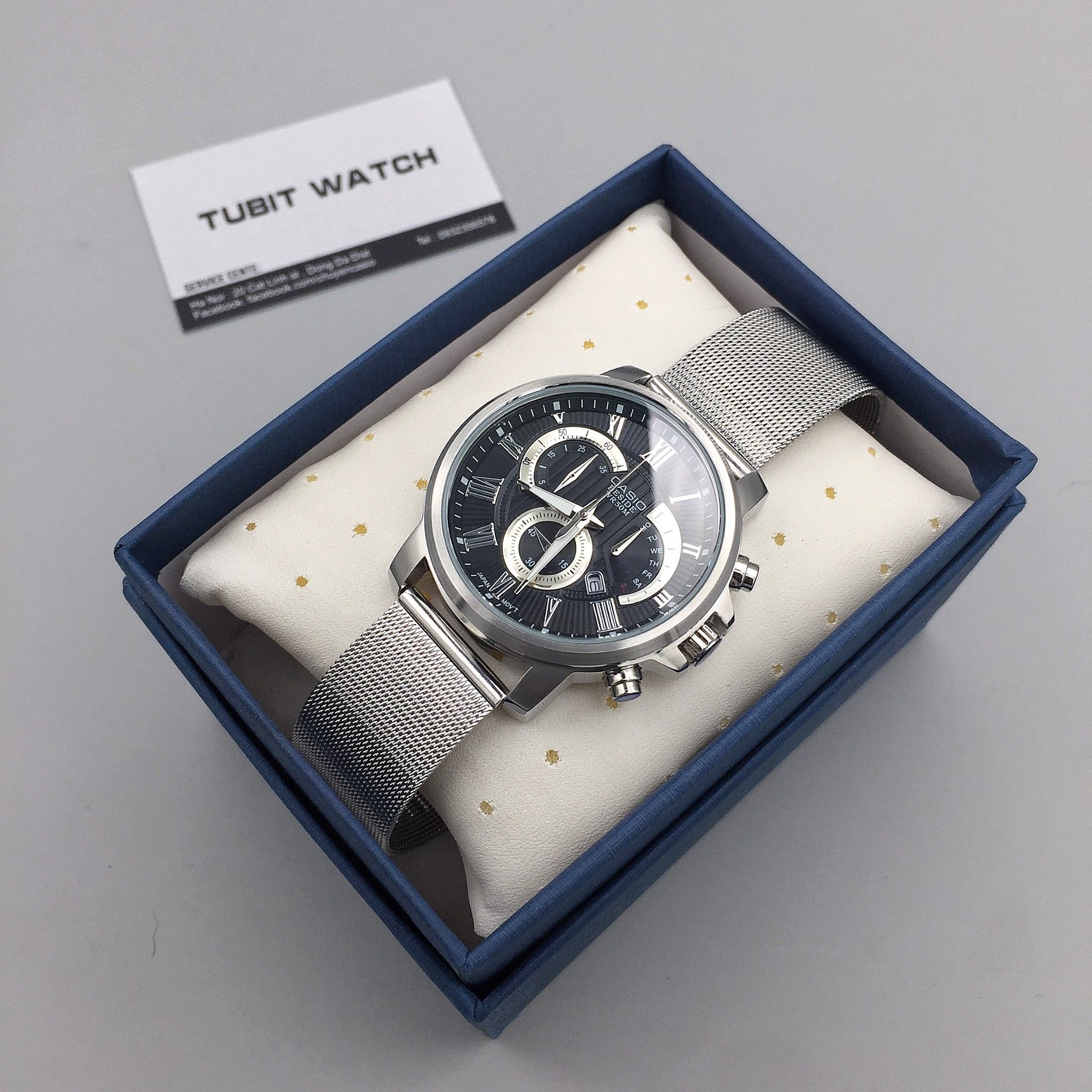 Đồng hồ Casio nam BEM 506DL-1A 1:1