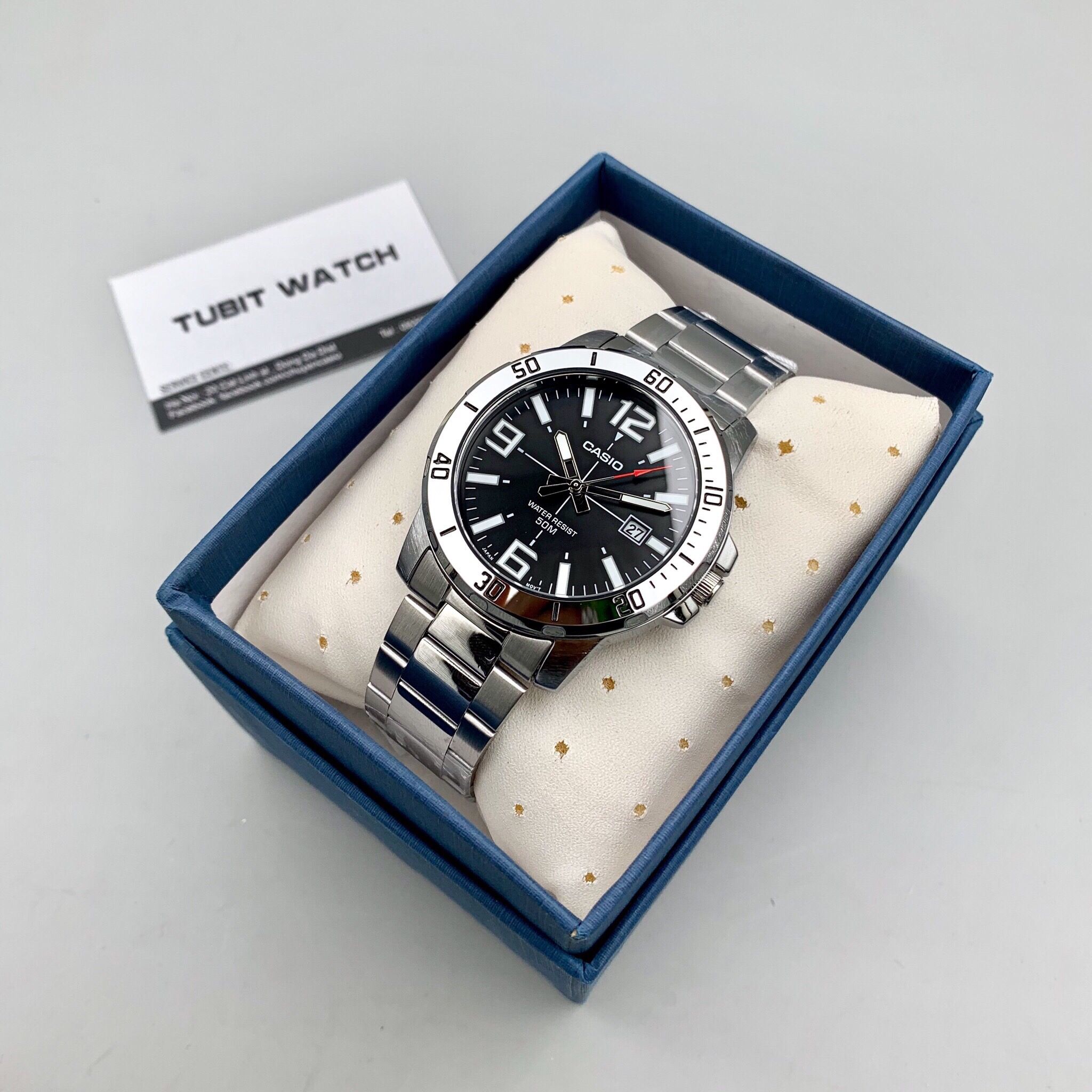 Đồng hồ Casio nam MTP VD01D-1BV chính hãng