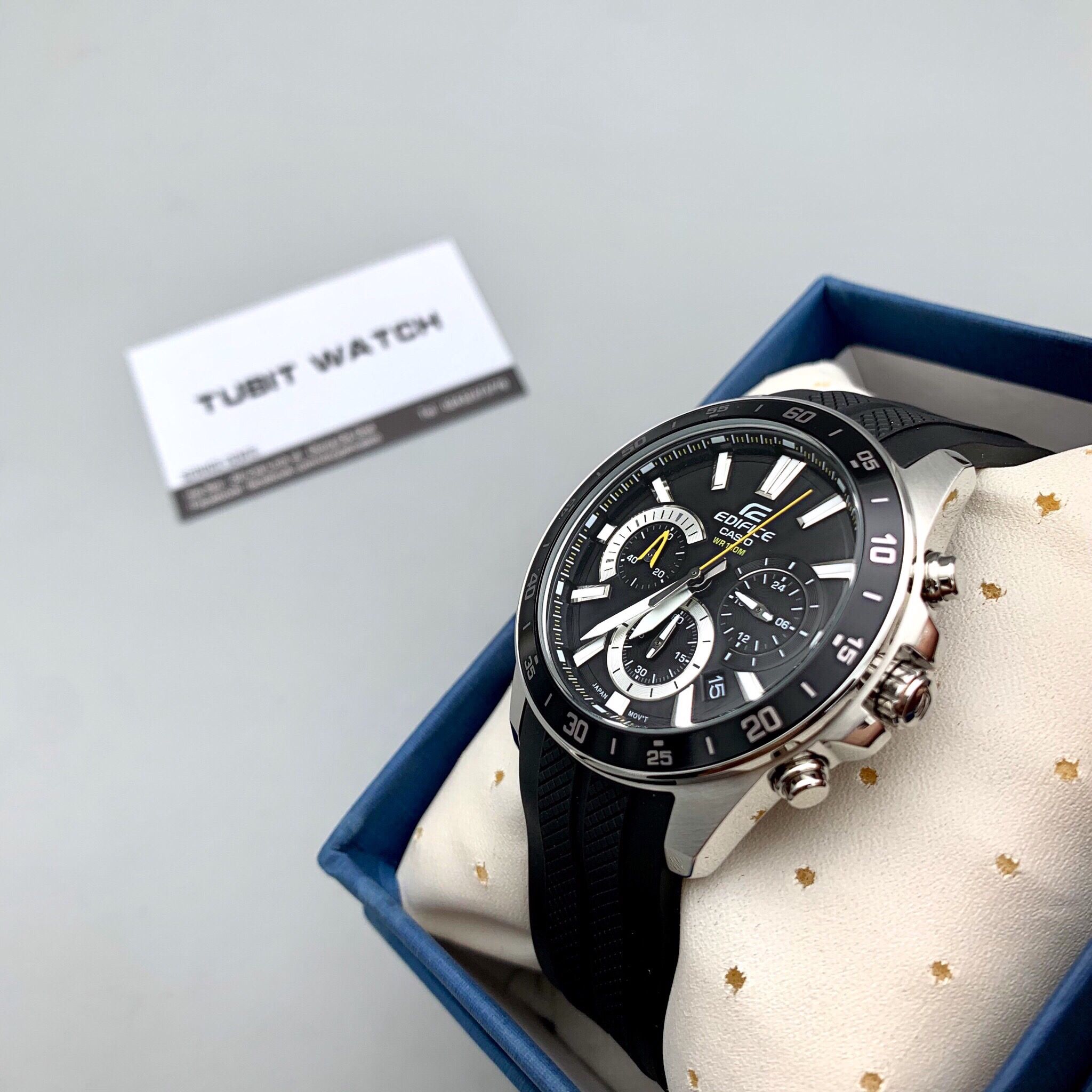 ng h Casio Edifice nam EFV 570P 1A Chinh Hang Chuyen casio