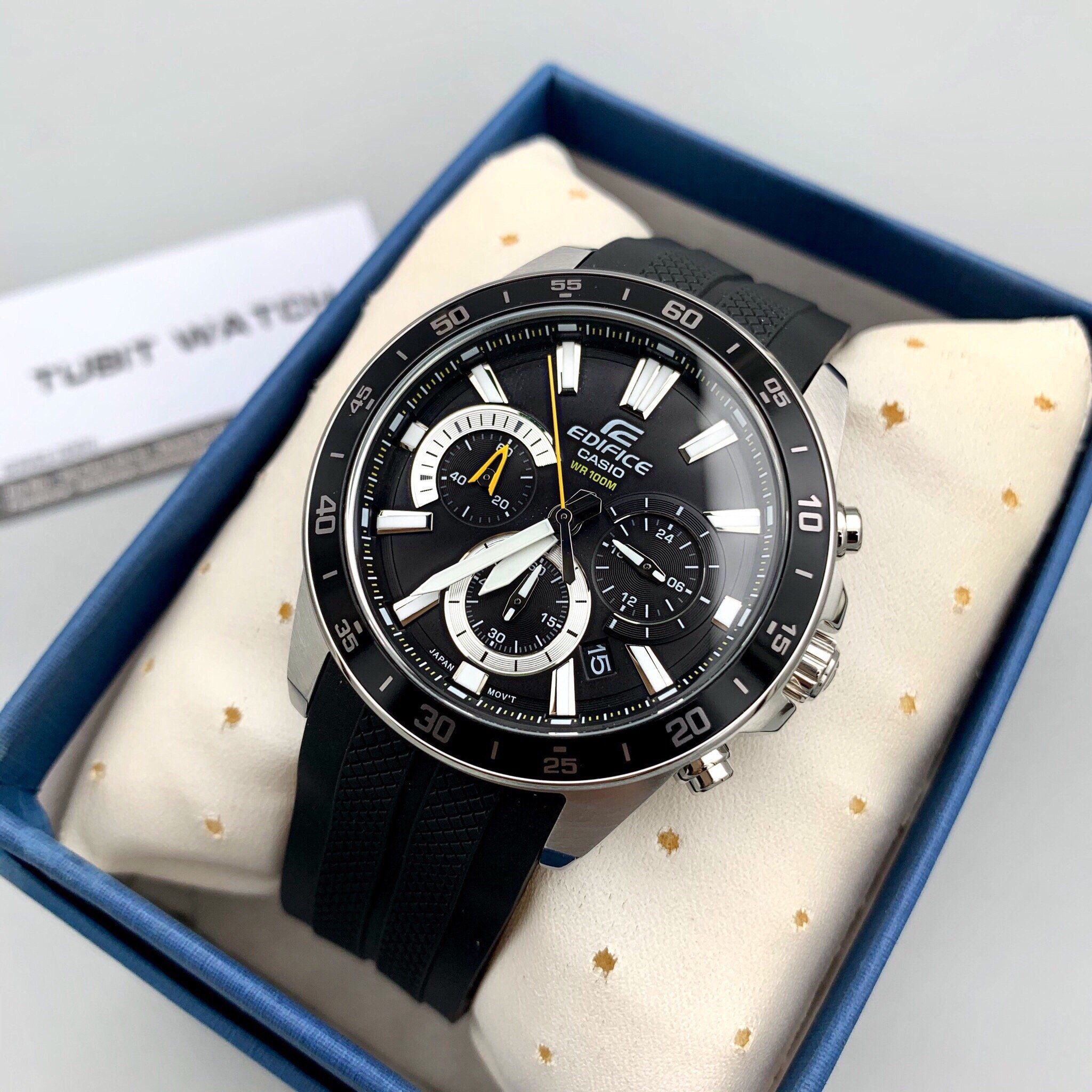 ng h Casio Edifice nam EFV 570P 1A Chinh Hang Chuyen casio