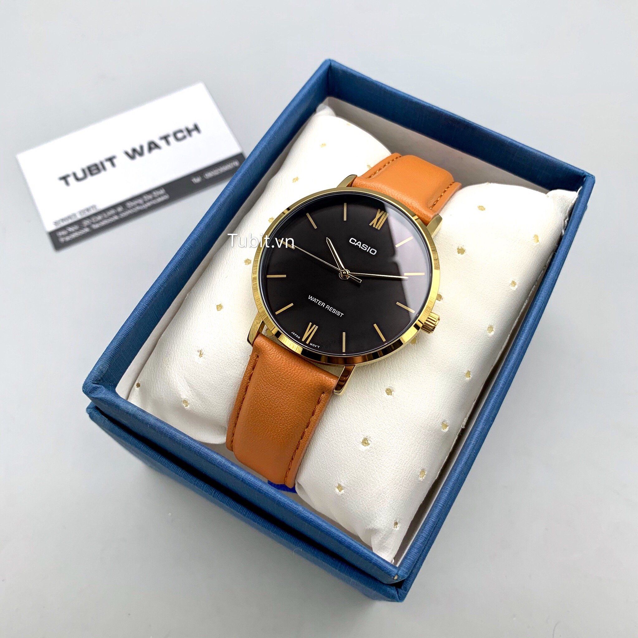 Đồng hồ Casio nam MTP VT01GL-5B Chính hãng