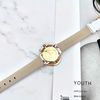 Đồng hồ nữ Swarovski dây da mặt vuông viền full đá hàng siêu cấp ms01
