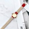 Đồng hồ nữ Swarovski dây da mặt vuông viền full đá hàng siêu cấp ms03