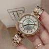 Đồng hồ nữ Swarovski dây thép vỏ vàng hồng hàng siêu cấp ms05