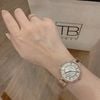 Đồng hồ nữ Swarovski dây thép vỏ vàng hồng hàng siêu cấp ms05