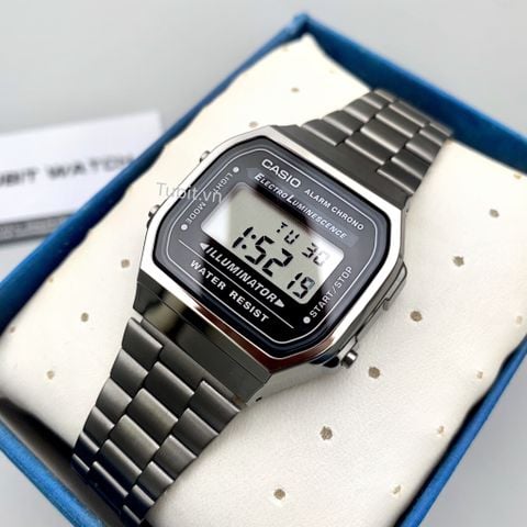Đồng hồ Casio  A168WGG-1A chính hãng (Unisex)
