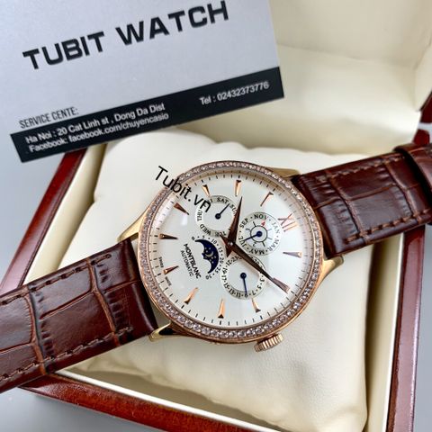ĐỒNG HỒ MONTBLANC NEW 2024 MODEL 7307 rose viền đá hàng siêu cấp