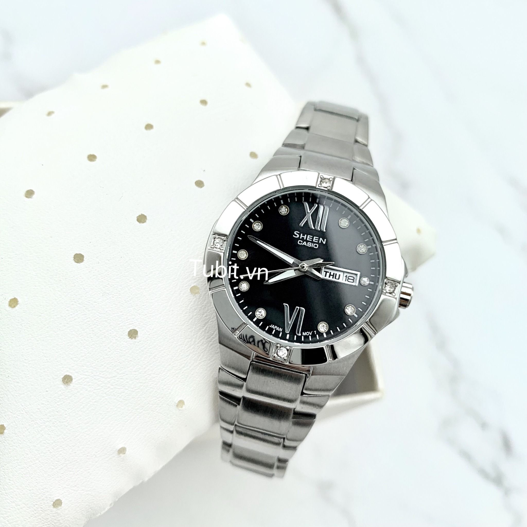 Đồng hồ Casio nữ Sheen SHE 4022D-1A 1:1