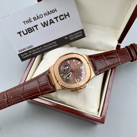 Đồng hồ cơ nam Patek Philippe 5712 Rose gold 5a 1:1