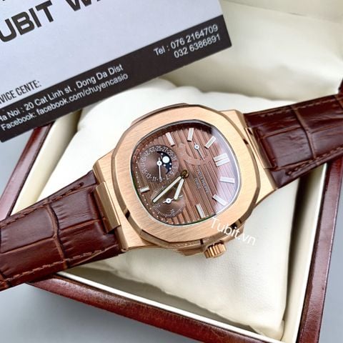 Đồng hồ cơ nam Patek Philippe 5712 Rose gold 5a 1:1