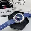 Đồng hồ G-shock GA 2100-2a custom AP phối dây cao su xanh 1:1