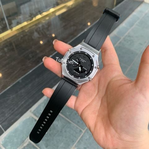 Đồng hồ Casio G-shock nam GA 2100-1a custom AP Silver 1:1