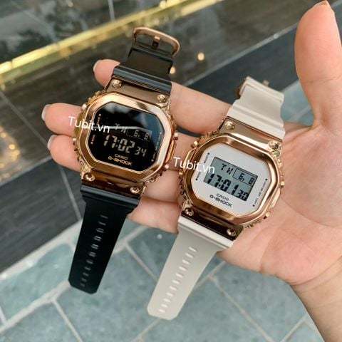 Đồng hồ Casio G-Shock unisex GM-S5600PG-1 vs GM-S5600PG-4 1:1