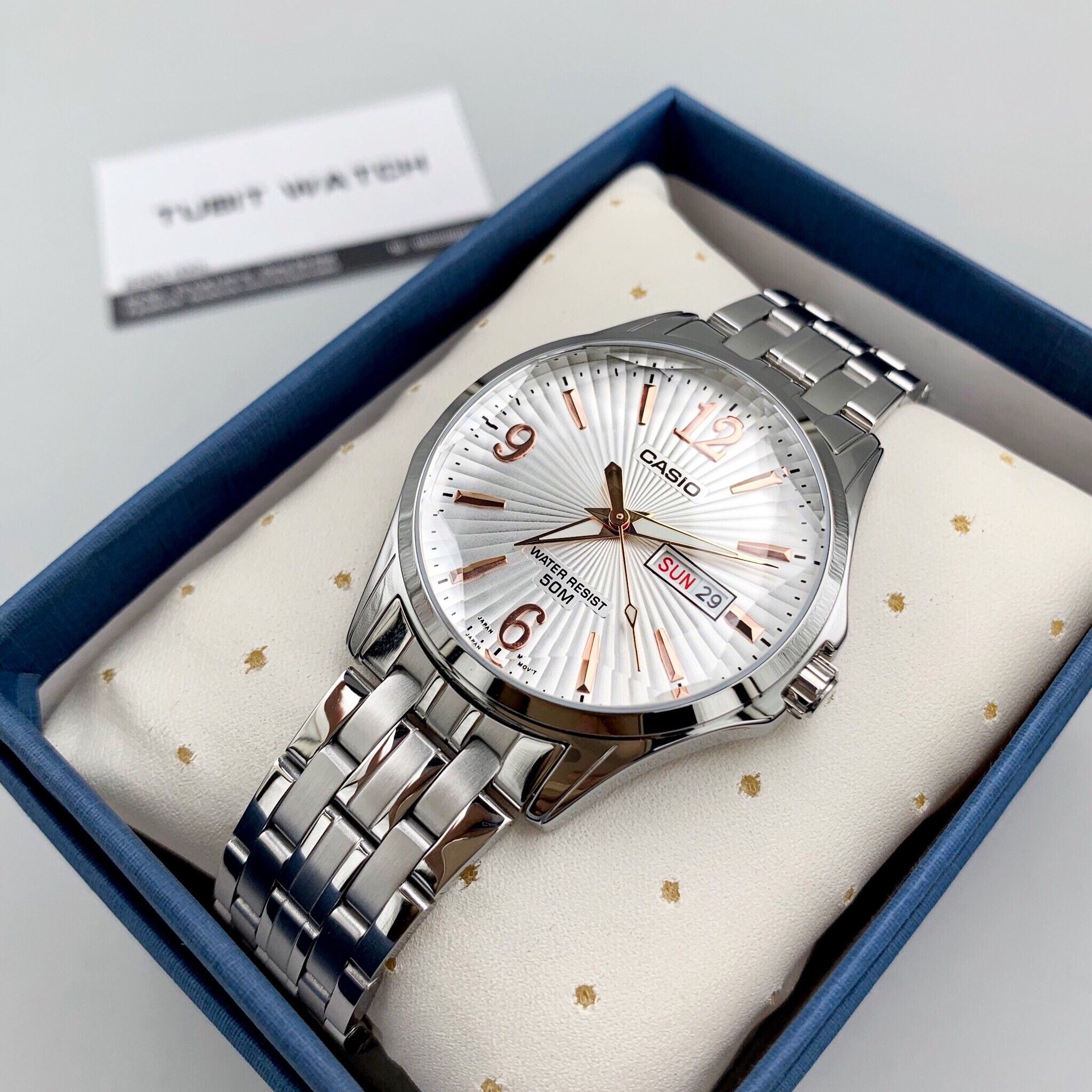 ng h Casio nam MTP E120DY 7a Chinh Hang Chuyen casio
