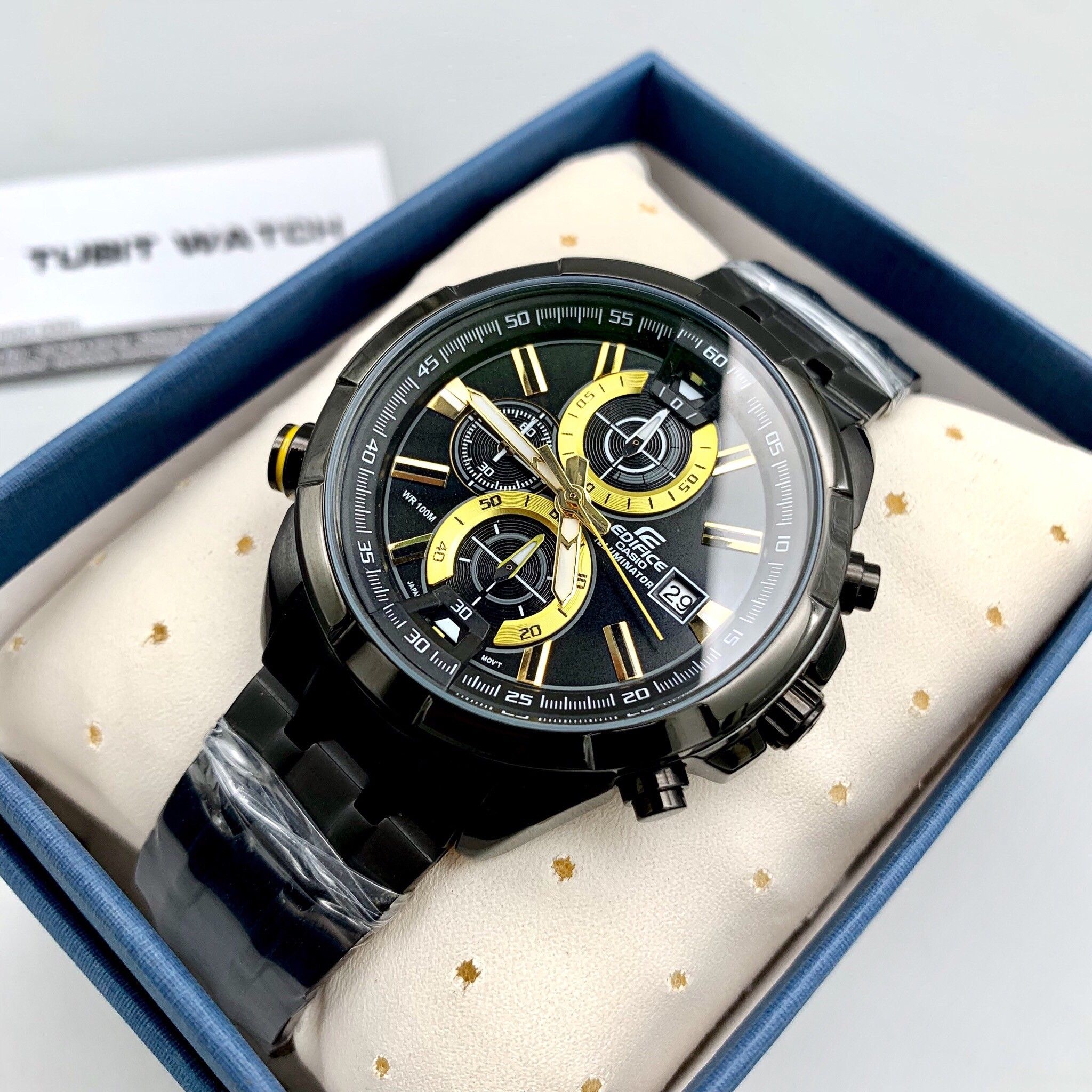 Äá»ng há» Casio Edifice nam EFR 536 BK-1a9 â donghominhtu