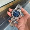 Đồng hồ cơ nam Patek Philippe 5726/1A-014 bản mặt xanh viền đá 1:1