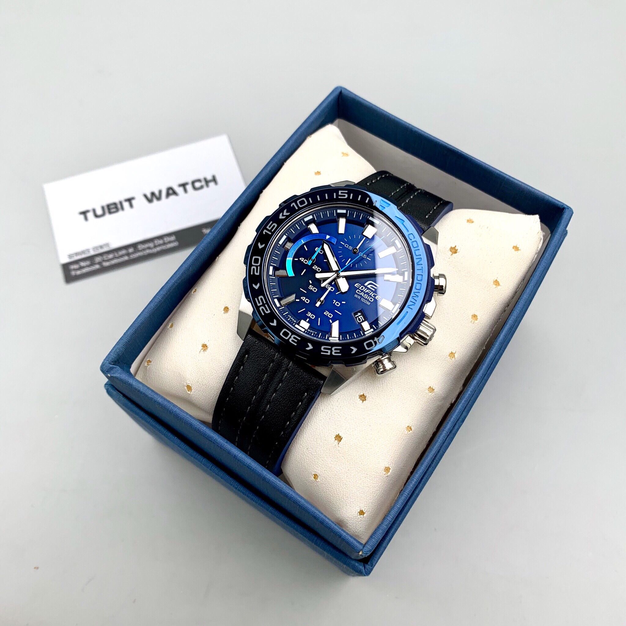 Đồng hồ Casio Edifice nam EFR 566BL-2AV Chính Hãng