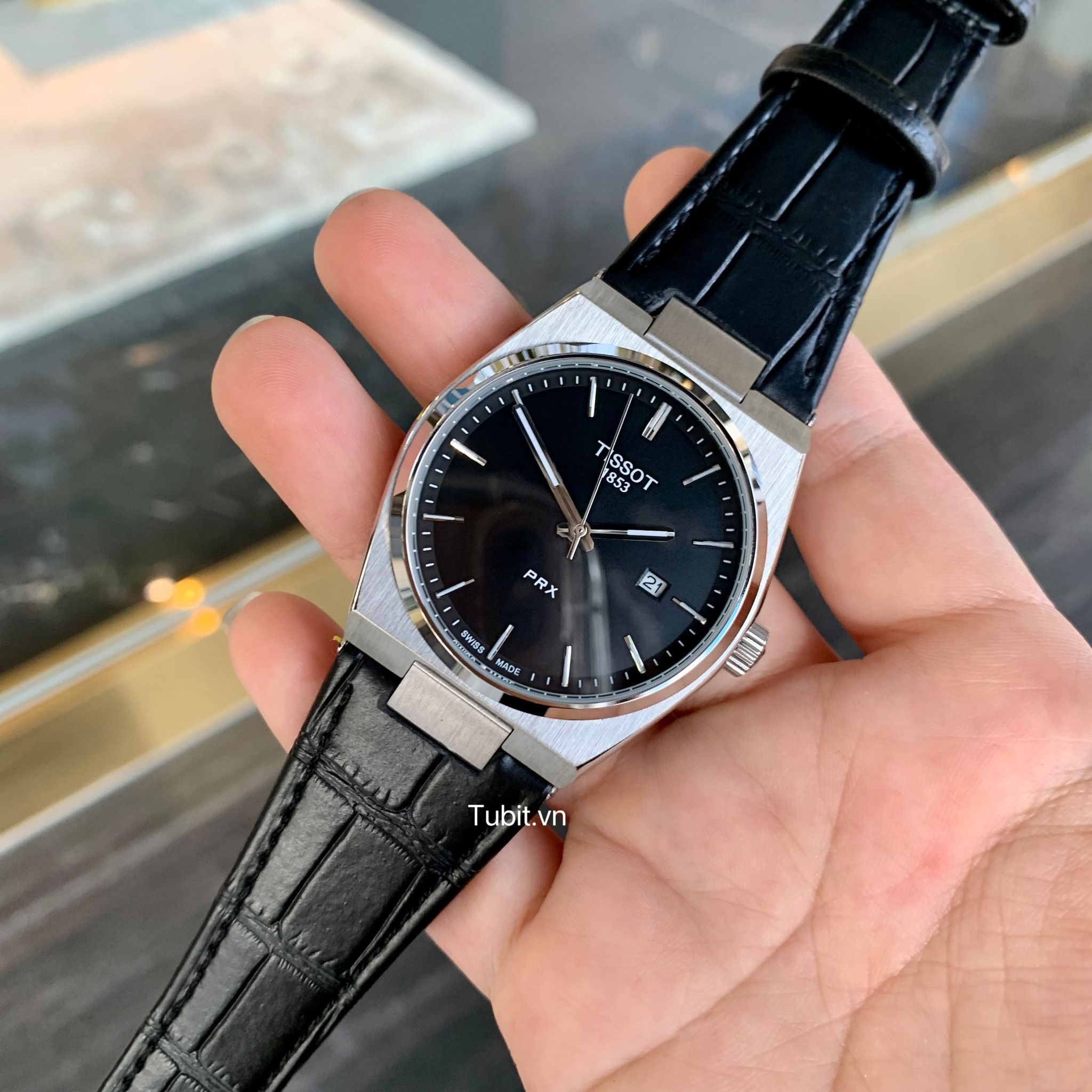 Đồng Hồ Tissot Nam PRX T137.410.17.051.00 bản dây da F1:1