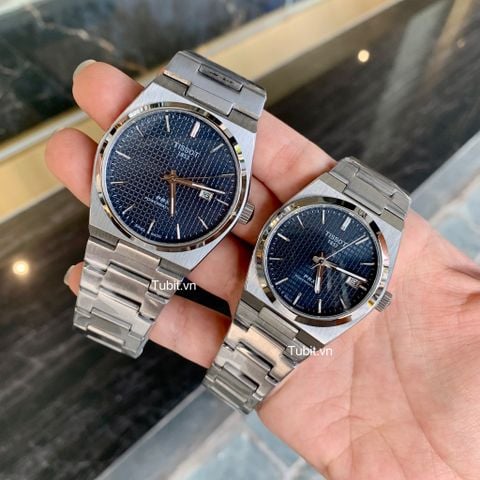Đồng hồ cặp đôi Tissot PRX Powermatic80 T137.407.11.041.00 và T137.207.11.041.00 bản máy pin , dây thép F1:1
