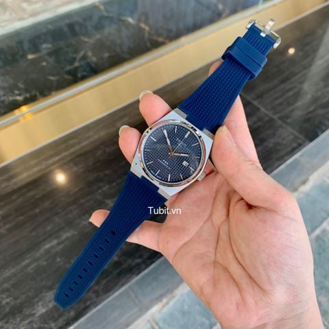 Đồng Hồ Tissot Nam PRX Powermatic T137.407.17.041.00 (T1374071704100) xanh navy máy pin , dây cao su F1:1