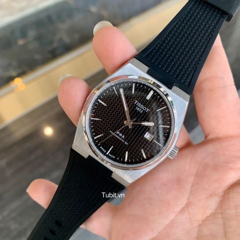 Đồng Hồ Tissot Nam PRX Powermatic T137.407.17.051.00 (T1374071705100) màu đen máy pin , dây cao su F1:1