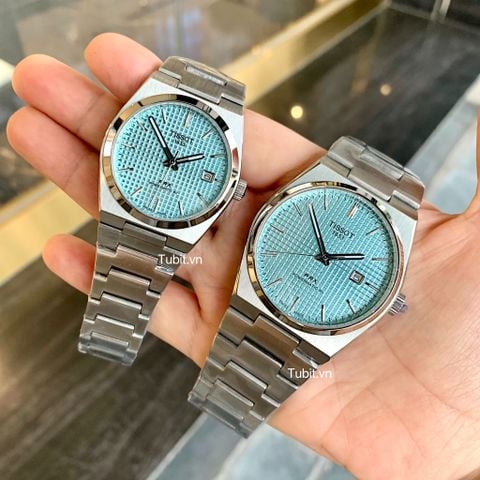 Đồng hồ cặp đôi Tissot PRX Powermatic80 T137.407.11.351.00 và T137.207.11.351.00 bản máy pin , dây thép F1:1