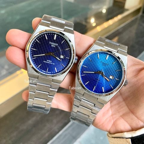 Đồng hồ Tissot PRX Powermatic80 T137.407.11.351.01 & T137.407.11.051.01 bản máy pin Nhật , dây kim loại F1:1