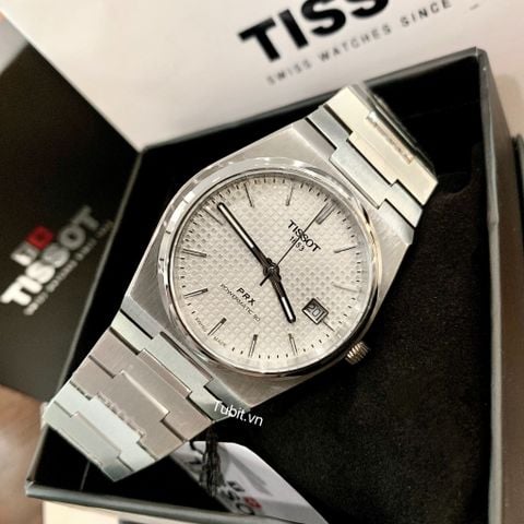 Đồng hồ cặp đôi Tissot PRX Powermatic80 T137.207.11.111.00 bản máy cơ ETA , dây thép F1:1