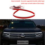 Dây đèn led chạy đuổi dán nắp capo độ đèn xe đơn giản kiểu Audi chống thấm nước