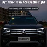 Dây đèn led chạy đuổi dán nắp capo độ đèn xe đơn giản kiểu Audi chống thấm nước