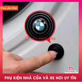 Nút dán giảm lực đóng bảo vệ cửa xe ô tô, miếng dán Silicon bảo vệ cửa ô tô logo các hãng xe