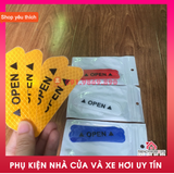 Bộ 4 decal dán phản quang OPEN cánh cửa xe ô tô - Phản Quang báo hiệu