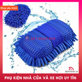 Găng tay rửa xe siêu thấm đa năng Dùng để lau rửa vệ sinh ô tô xe máy siêu tạo bọt và bền bỉ