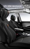 Gối và Đệm ghế xe ô tô Tích hợp Máy Massage Lưng Cổ
