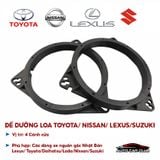 Dưỡng loa cánh ô tô 3 cạnh dành cho xe Toyota và Nissan viền nhựa đặc dày - Loa cánh ô tô 6.5 inch CAO CẤP - Phụ kiện loa