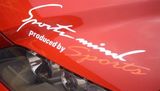 Tem dán decal Sport mind  prodeced by Sports cỡ đại 32 x 12 xe hơi ô tô đầy đủ màu sắc | Phụ kiện ô tô